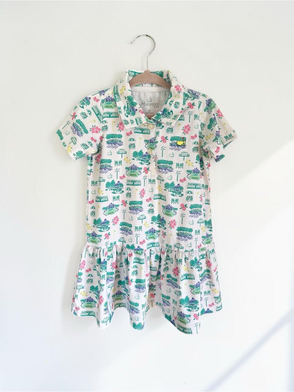 Masters Girls Polo Dress, Size 2T, Augusta National Tournament Merch